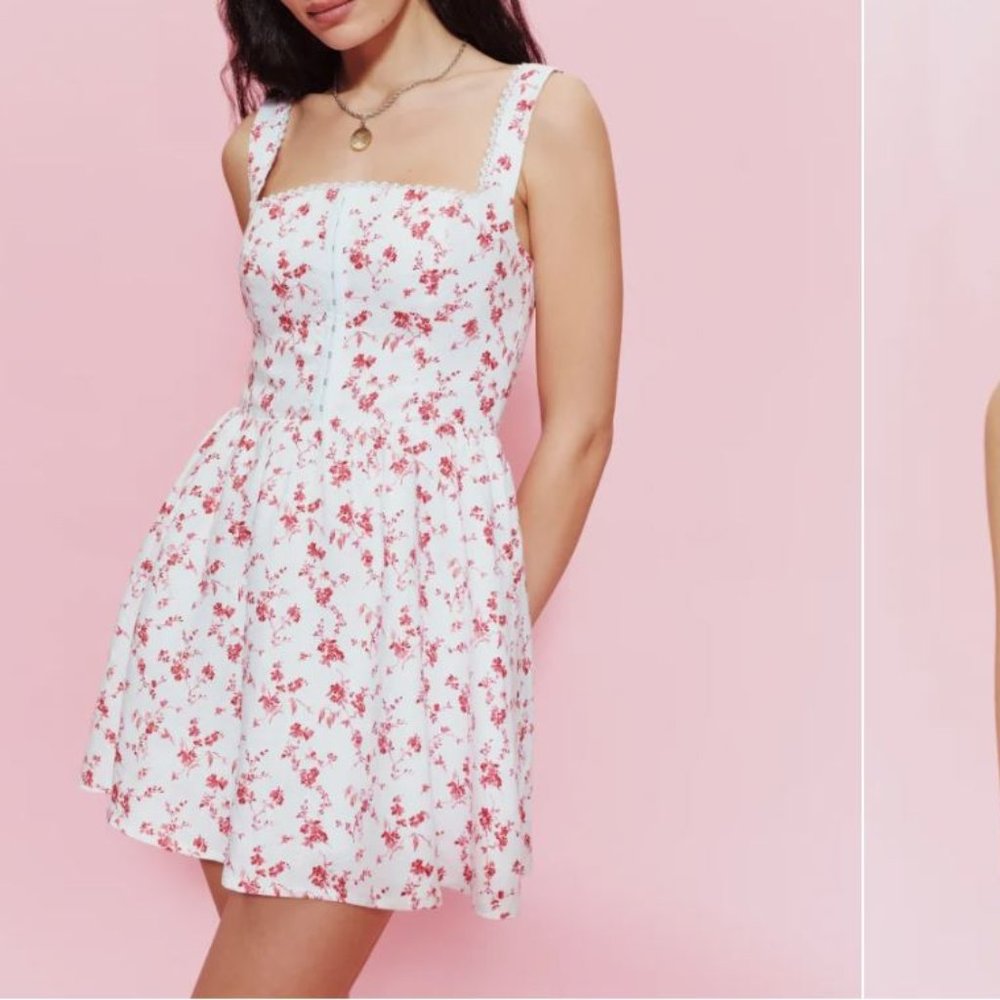NWT Sheri Linen Dress Reformation